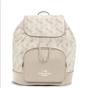 Coach Jess horse and carriage drawstring backpack